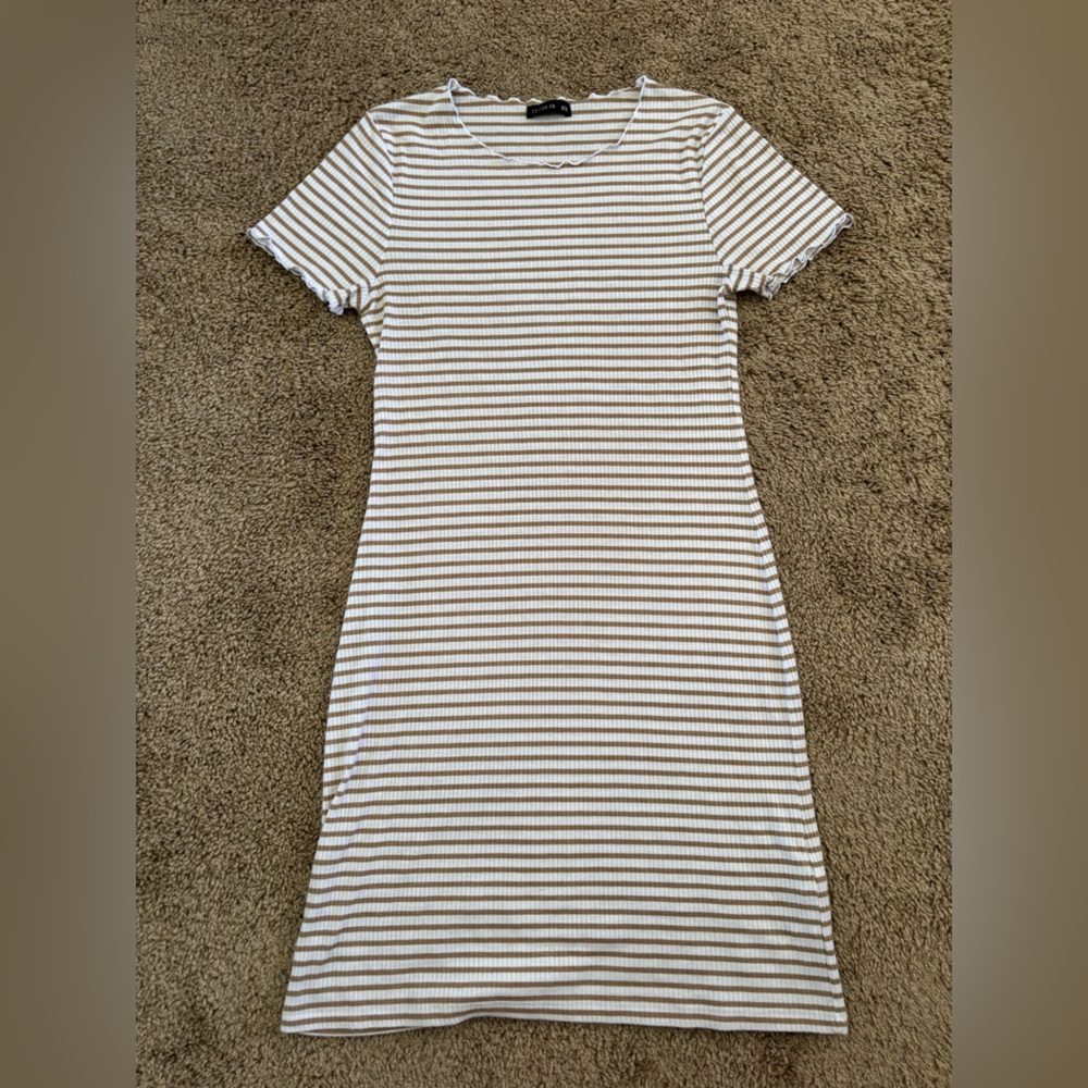 Cotton On Striped Short Sleeve Dress